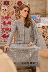 Maria B BA5065 – Luxury 3PC Banadora Embroidered Lawn Suit with Bamber Dupatta